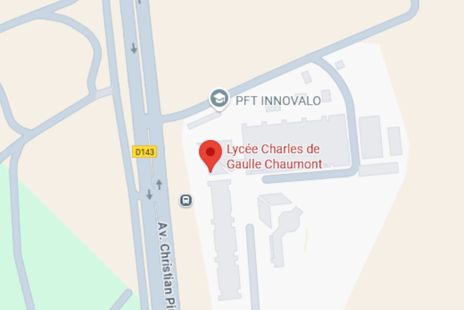 Où est le lycée Charles de Gaulle ?